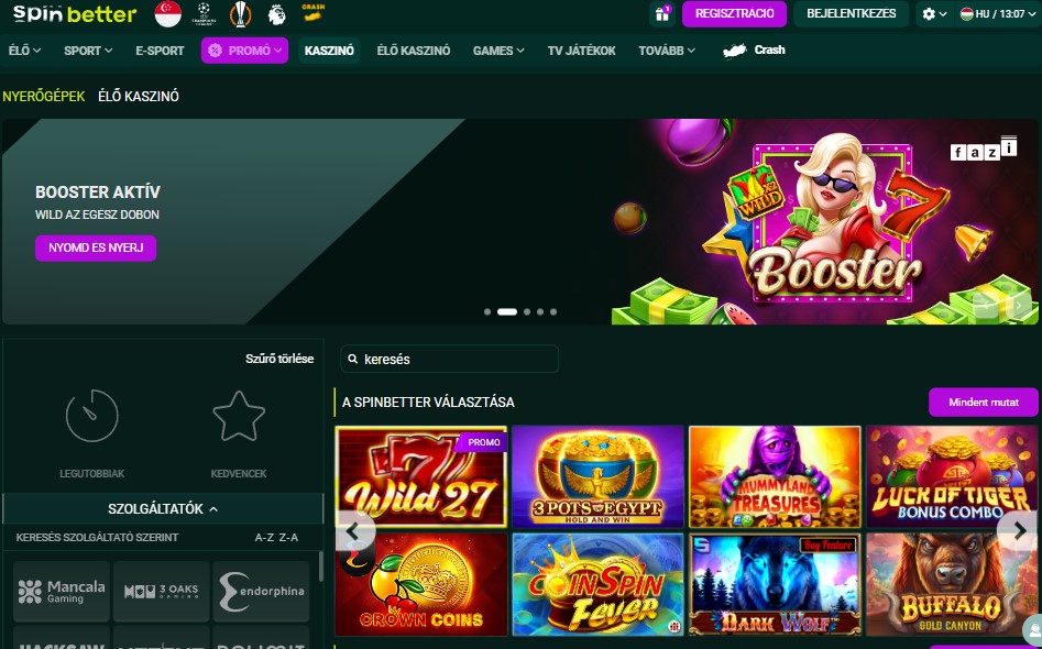 Játékterem és fejlesztők